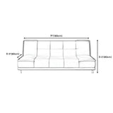 Black Water Resistant Biscuit Back 	Reclining Sleeper Image - 17