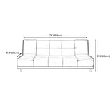 Black Water Resistant Biscuit Back 	Reclining Sleeper Image - 18