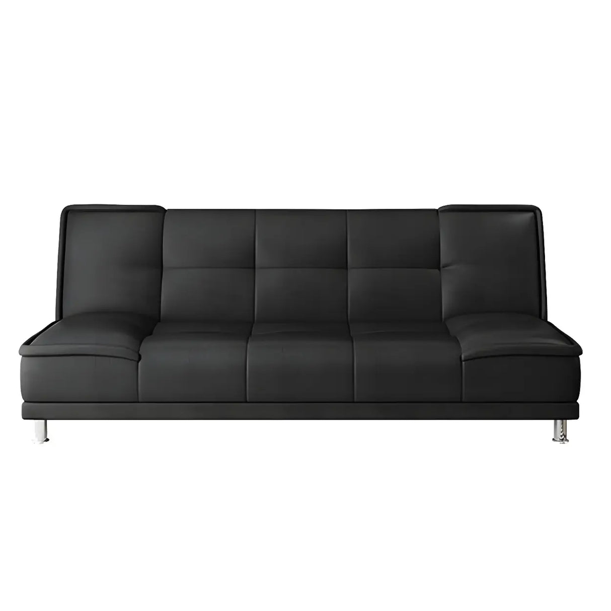 Black Water Resistant Biscuit Back 	Reclining Sleeper Image - 6