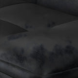 Black Water Resistant Biscuit Back 	Reclining Sleeper Image - 7