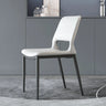 Black Water Resistant Microfiber Leather Side Chair Image - 12