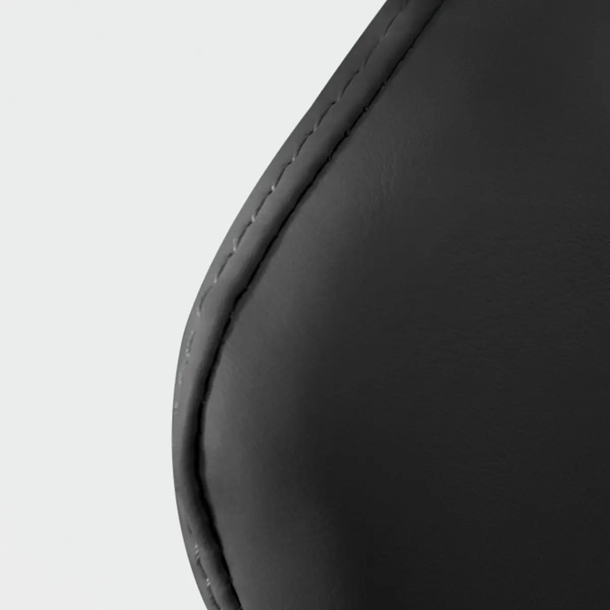 Black Water Resistant Microfiber Leather Side Chair Image - 7