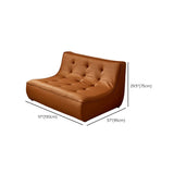 Black Water Resistant Nappa Leather Foam Fill Sofa Image - 14