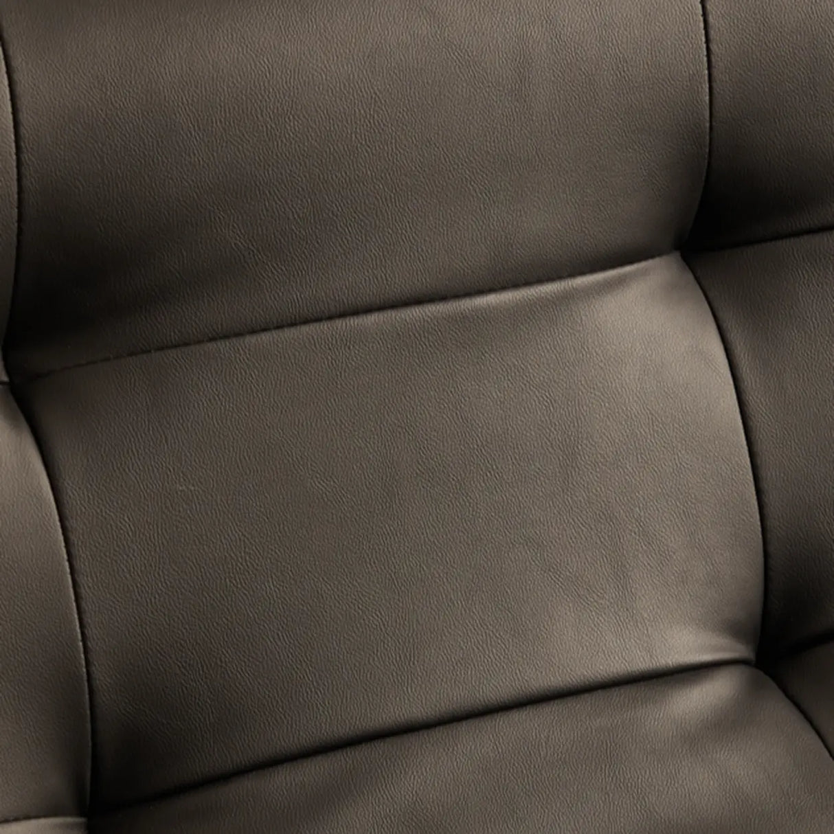Black Water Resistant Nappa Leather Foam Fill Sofa Image - 9