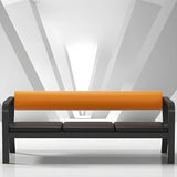 Black Waterproof Leather Metal Frame Sofa Seating Group Image - 13