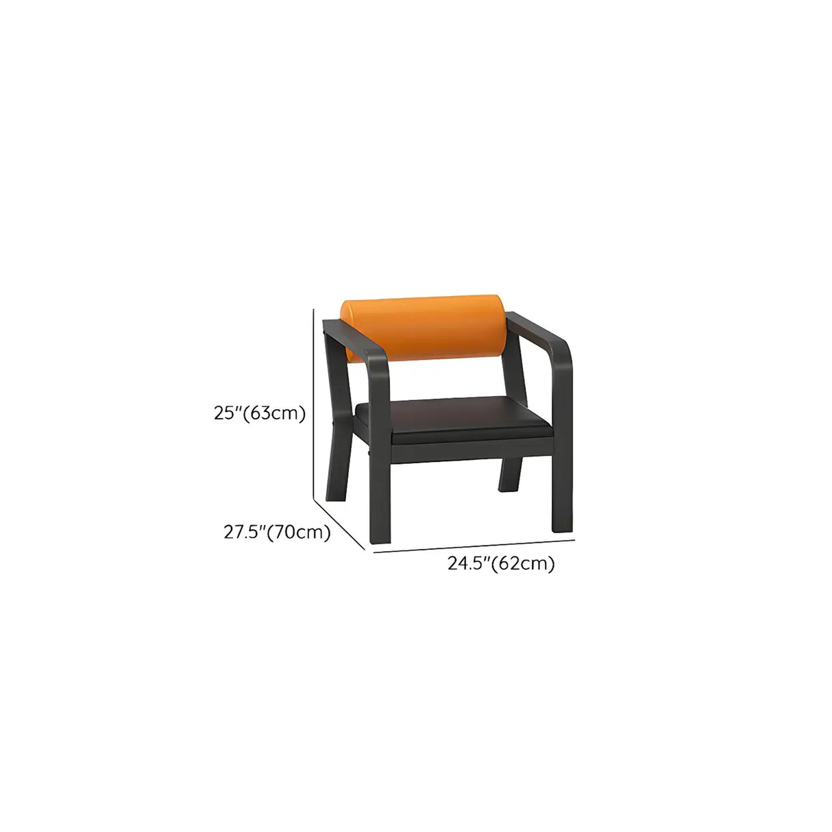 Black Waterproof Leather Metal Frame Sofa Seating Group Image - 17
