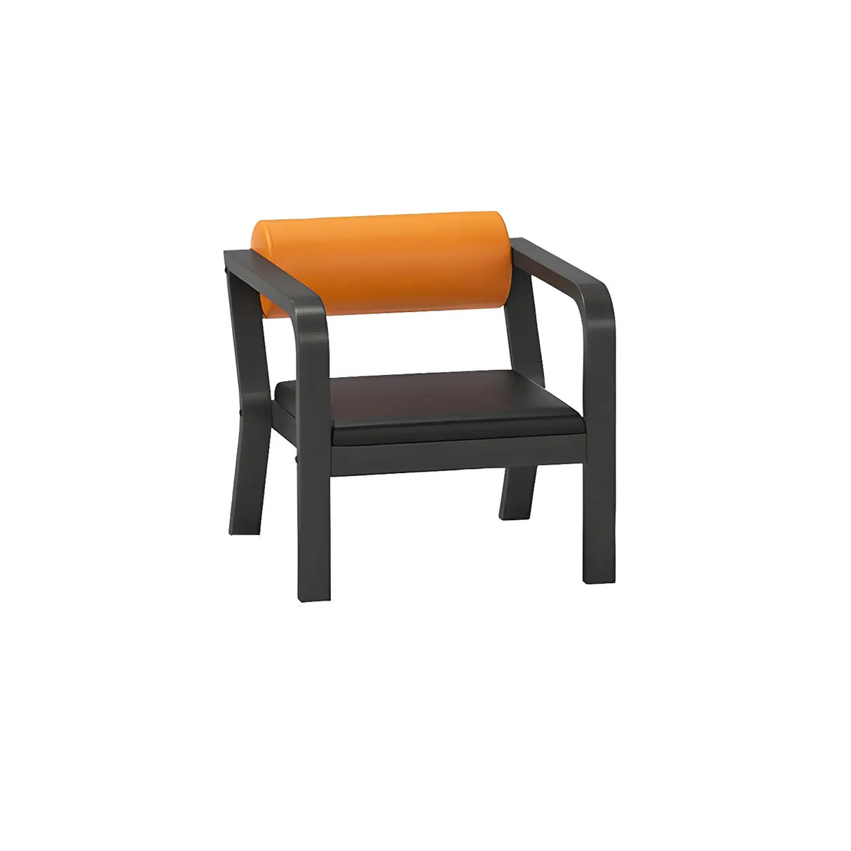 Black Waterproof Leather Metal Frame Sofa Seating Group Image - 7