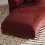 Blackish Green Frosted Velvet Tight Back Foam Fill Sofa Image - 11