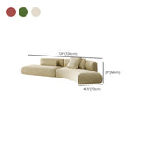 Blackish Green Frosted Velvet Tight Back Foam Fill Sofa Image - 14