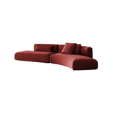 Blackish Green Frosted Velvet Tight Back Foam Fill Sofa Image - 5