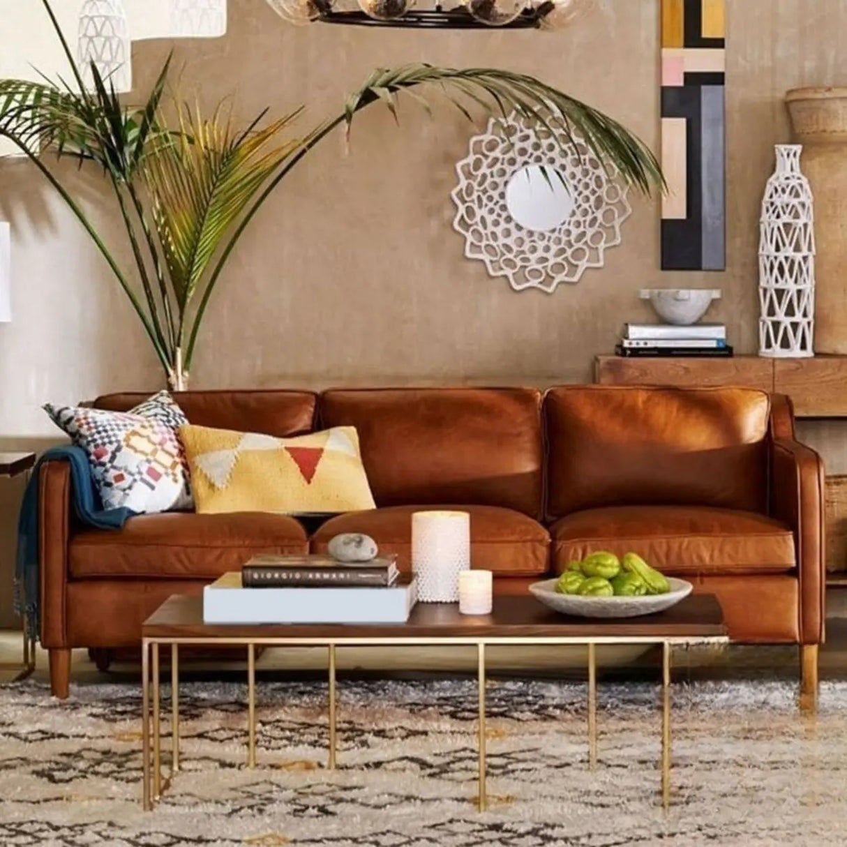 Blackish Green Microfiber Leather Sloped Arms Sofa Image - 4