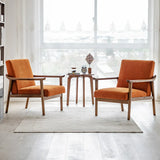Blackish Green Stain Resistant Oiled Leather Arm Chair Image - 17