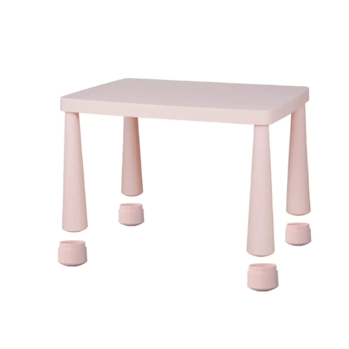 Blue Rectangular Waterproof Toddler Table Chair Set Image - 10