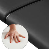 Blue Scratch Resistant Faux Leather 2-Seat Beam Seating Image - 14