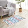 Bohemian Medallion Cotton Rectangle Fringe Area Rug Image - 9