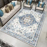 Boho-Chic Geometric Pattern Synthetic Red Area Rug Image - 15