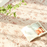 Boho Rectangle Cotton Beige Living Room Area Rug Image - 6