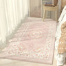 Boho Rectangular Cotton Gray Bedroom Area Rug Image - 5