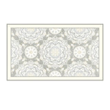 Boho Rectangular Cotton Gray Bedroom Area Rug Image - 6