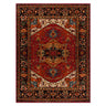 Boho Rectangular Polymer Geometric Aqua Area Rug Image - 17
