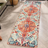 Boho Southwestern Rectangular Brick Red Area Rug Image - 1