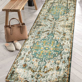 Boho Southwestern Rectangular Brick Red Area Rug Image - 4