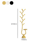 Branch Metal Shelves and Hooks Coat Rack with Storage Image - 17