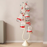 Branch Metal Shelves and Hooks Coat Rack with Storage Image - 6