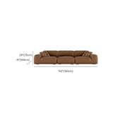 Brown Cowhide Three Seater Sofa for Living Room Image - 13