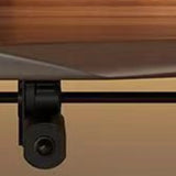 Brown Free From Wooden Height Adjustable Computer Desk Image - 4