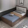 Brown Full Rectangle Wood Storage Bed with Drawers Image - 2