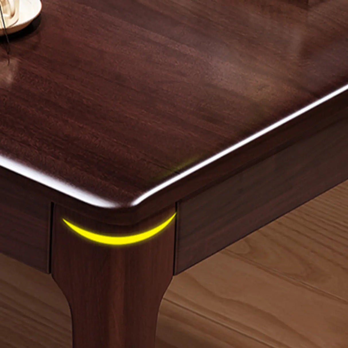 Brown Long Multi-person Wooden Office Desk Image - 5