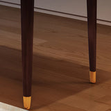Brown Long Multi-person Wooden Office Desk Image - 7