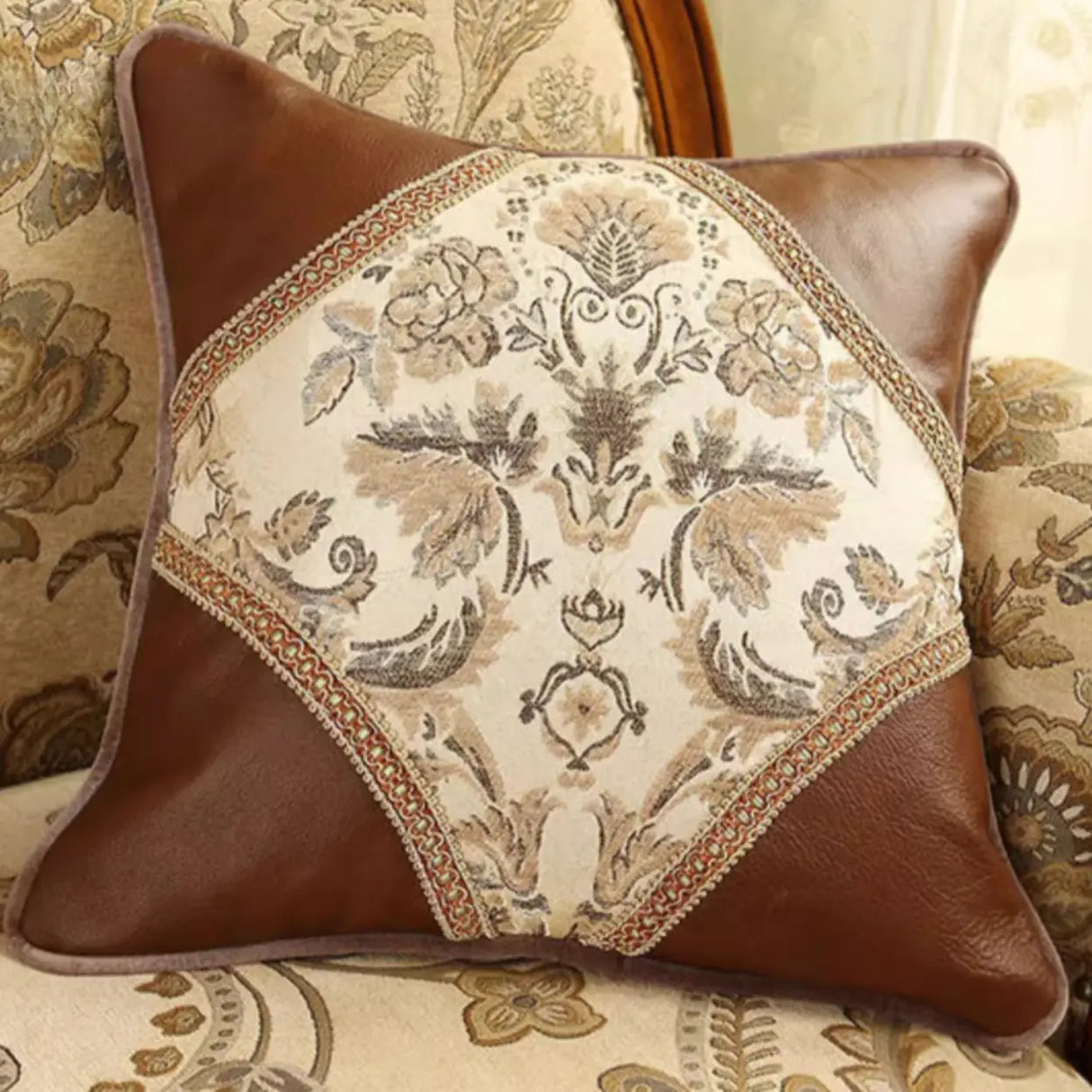 Brown Medium Vintage Wood Chaise Lounge with Storage Image - 8