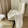 Brown Microfiber Leather Fixed Back Foam Fill Arm Chair Image - 9