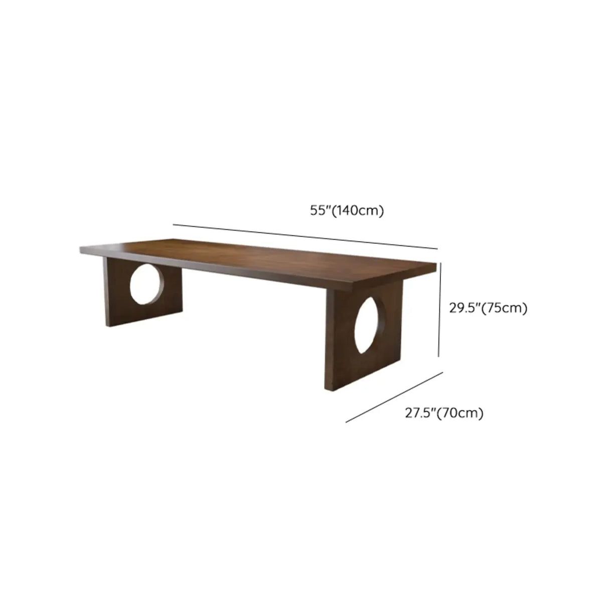 Brown Pine Wooden Multi-person Conference Desk Image - 11