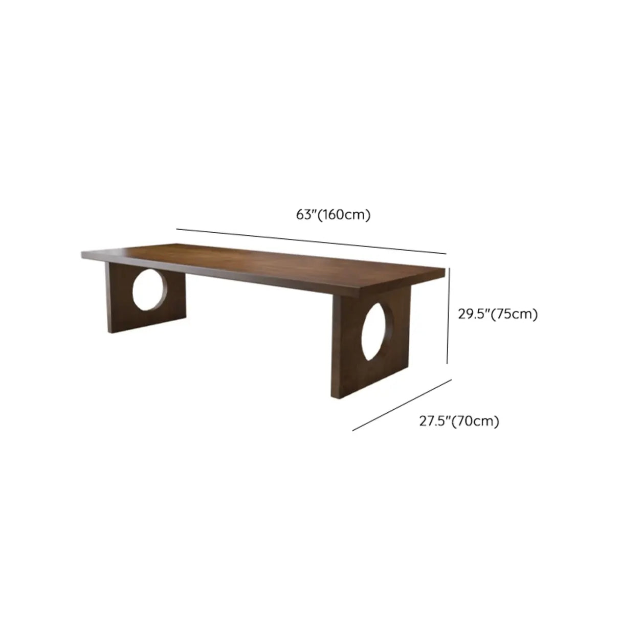 Brown Pine Wooden Multi-person Conference Desk Image - 12