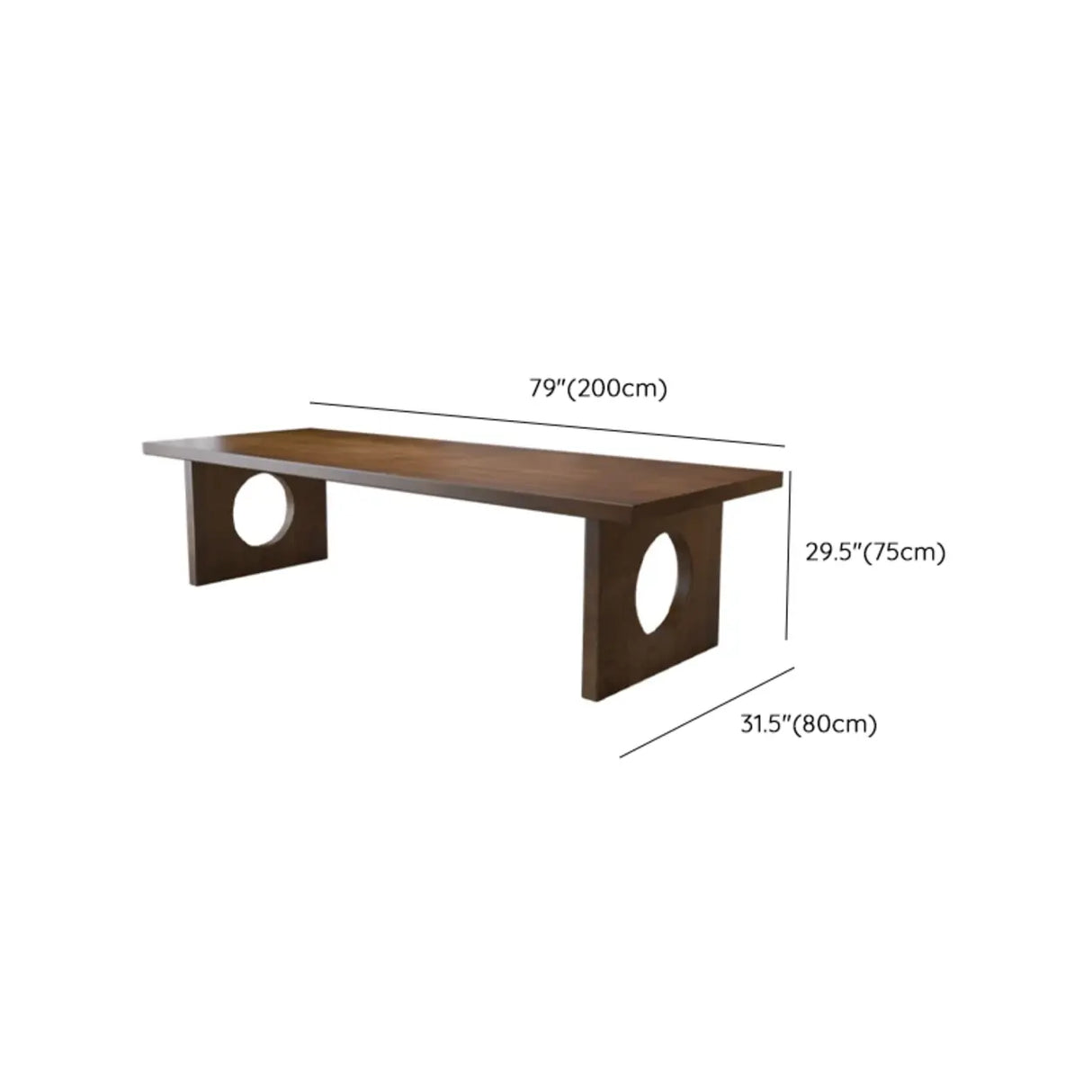 Brown Pine Wooden Multi-person Conference Desk Image - 14