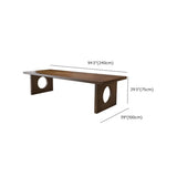 Brown Pine Wooden Multi-person Conference Desk Image - 16