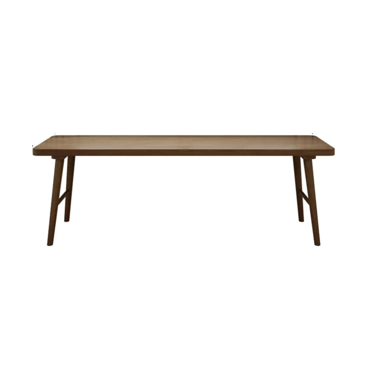 Brown Rectangular Standard Wooden Computer Desk Image - 10
