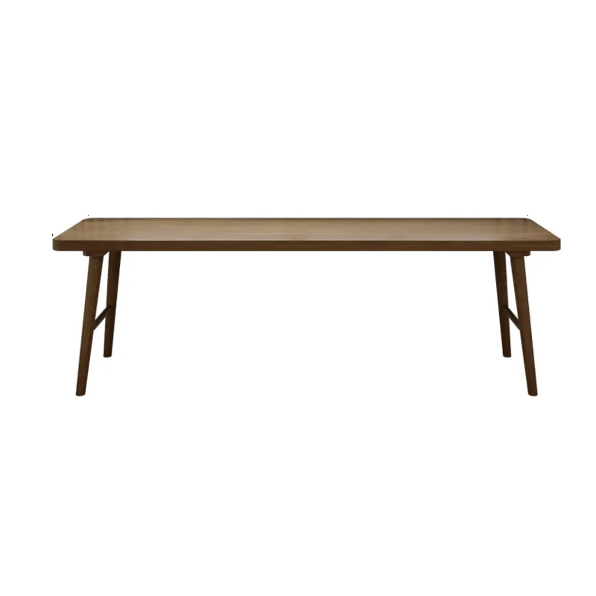Brown Rectangular Standard Wooden Computer Desk Image - 11