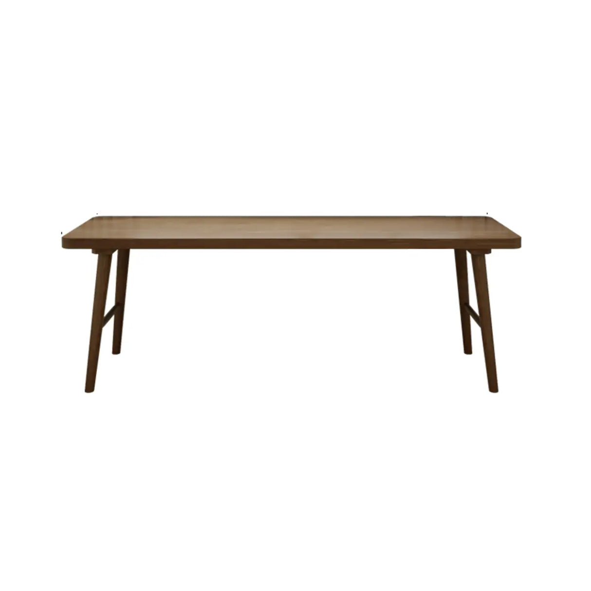 Brown Rectangular Standard Wooden Computer Desk Image - 4