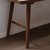 Brown Rectangular Standard Wooden Computer Desk Image - 5