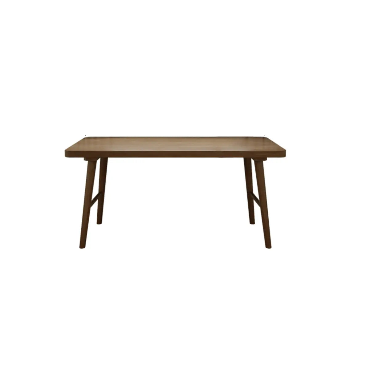 Brown Rectangular Standard Wooden Computer Desk Image - 6