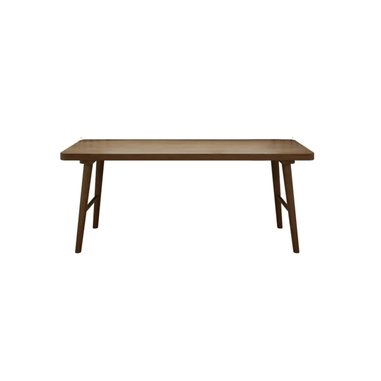 Brown Rectangular Standard Wooden Computer Desk Image - 7