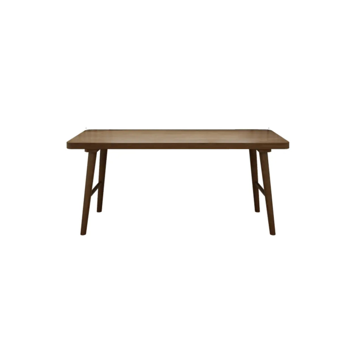 Brown Rectangular Standard Wooden Computer Desk Image - 9