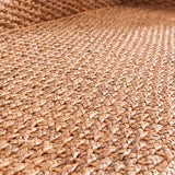 Brown Removable Cushions Medium Curved Rattan Lounge Sofa Image - 3