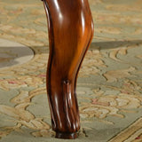 Brown Square Distressed Wood Coffee Table with Storage Image - 8