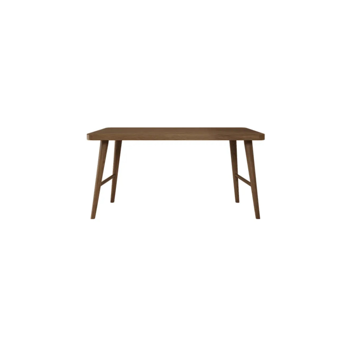 Brown Standard Double Wooden Writing Desk Image - 2