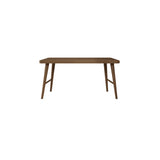 Brown Standard Double Wooden Writing Desk Image - 2